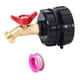 thumbnail image 1 of Adaptador de contenedor IBC Adaptador de contenedor IBC para manguera de jardín, adaptador de rosca fina versátil de 2,44 "para tanques de agua de 100 4 piezas, 1 of 5