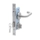 thumbnail image 2 of Cerradura de embutir puerta acceso principal. Cilindro ambos lados. Manilla interior derecha o izquierda, Modelo: TINA. (Acero inoxidable 304). SKU: SDE200-AI.KIT.TINA1/2, 2 of 3