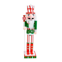 Wakeshome - Soldado Cascanueces Navideño Madera Adorno Arbol De Navidad