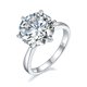 thumbnail image 1 of Anillos de Compromiso Solitario de Moissanita de 8 Quilates Color D Claridad VVS1 Anillo de Diamante Grande Anillo de Boda para Mujer de Plata Esterlina 925 Talla 4-9, 1 of 9