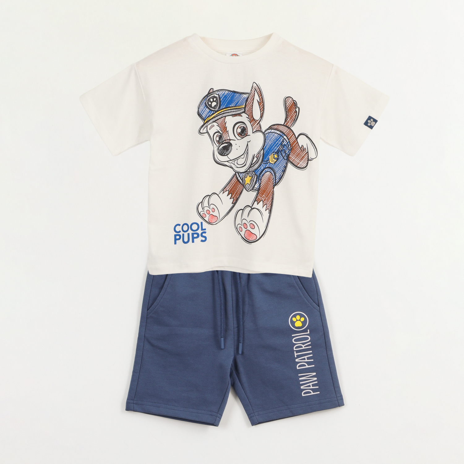 Conjunto Niño Blanco Chase Paw Patrol