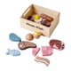 thumbnail image 4 of Juego de alimentos de madera, juego de cocina, juguete educativo, juguetes de cocina de simulación, juego de comida simulada para niños, niñas y niños, 4 of 5
