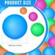 thumbnail image 2 of Hanaive Table Tennis Ball, Pack of 100 and More, 2 of 3
