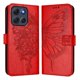 thumbnail image 2 of Funda cartera mariposa para Motorola Moto G86 con soporte y ranuras para tarjetas Rojo, 2 of 5