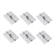 thumbnail image 2 of Bisagra de puerta con resorte de cierre automático de 6 piezas Bisagra con resorte fácil de instalar Versátil para puerta trasera Accesorio resistente 2 pulgadas, 2 of 4