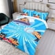 thumbnail image 3 of Sheriff Labrado Conjunto de sábanas temático, trío de piezas, cómodo y amigable con la piel, diseño único, regalo de decoración para el hogar para familiares, amigos y fans,135cm *200cm, 3 of 6