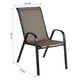 thumbnail image 3 of Pack 4 Sillas de Terraza Textileno y Acero Beige, 3 of 6
