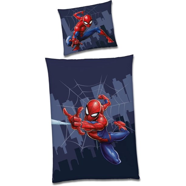 Spiderman Bedding Set Children Duvet Covers Pillowcases Children's Holiday Gifts Cartoon Quilt Cover Boy Girl Gift Bed Sheets