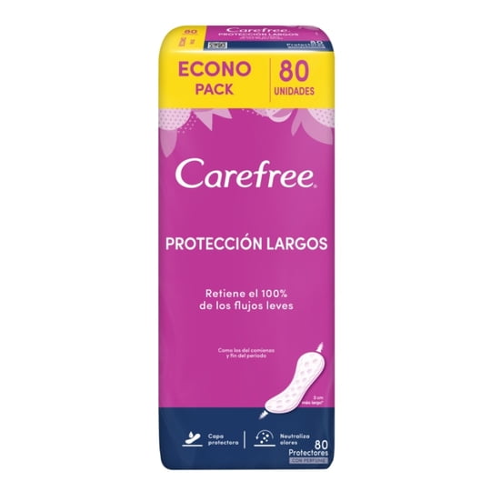 Protectores Femeninos Carefree Diario Protección Largos