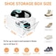 thumbnail image 2 of Caja de almacenamiento de zapatos INSTY, de plástico transparente, apilable con puerta magnética, 2 of 7
