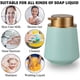 thumbnail image 5 of Dispensador de jabón de manos en loción de cerámica, fácil de presionar, dispensador de desinfectante de manos para baño recargable, 5 of 5