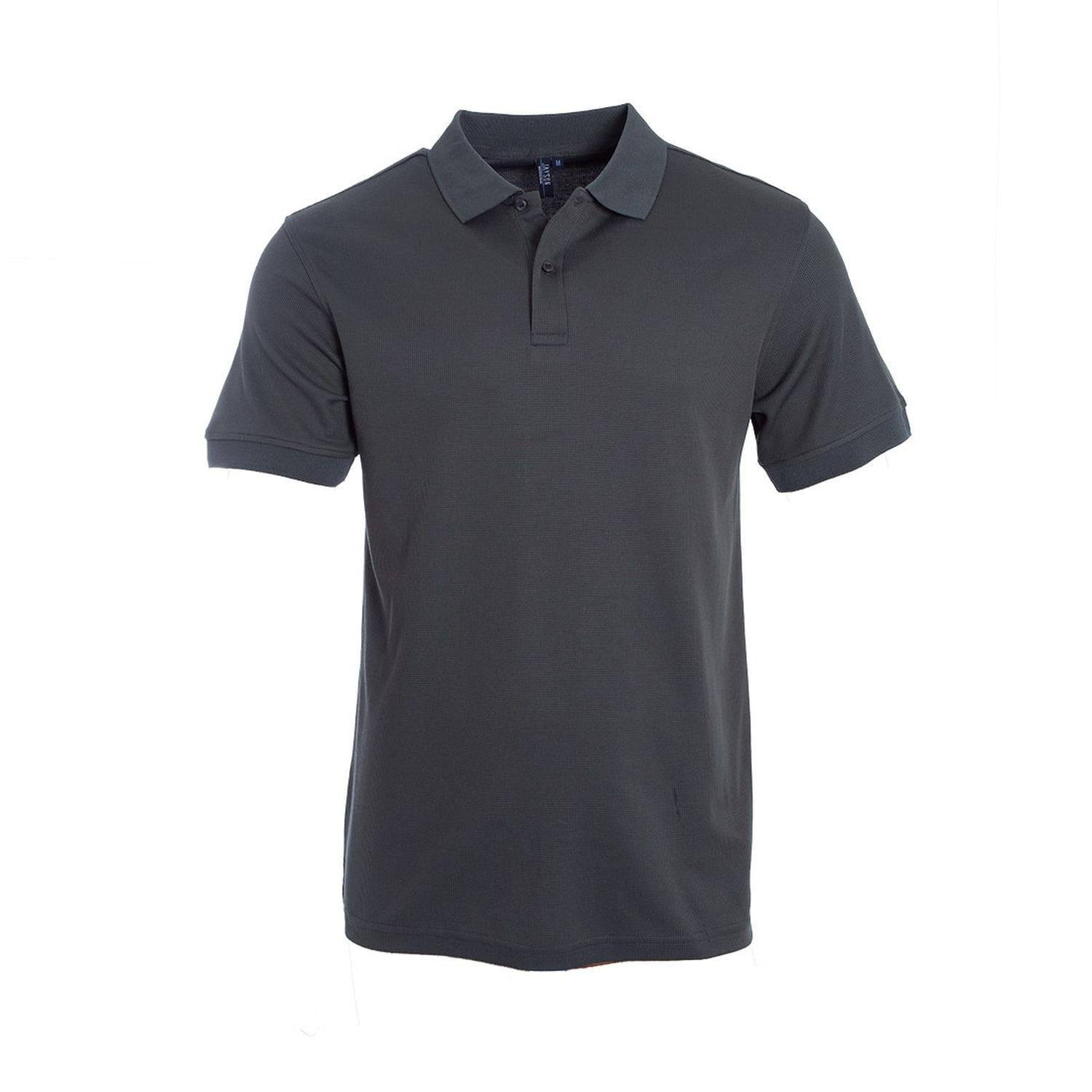 Jayson - Polera Mc Hombre Waffle Gris Oscuro M