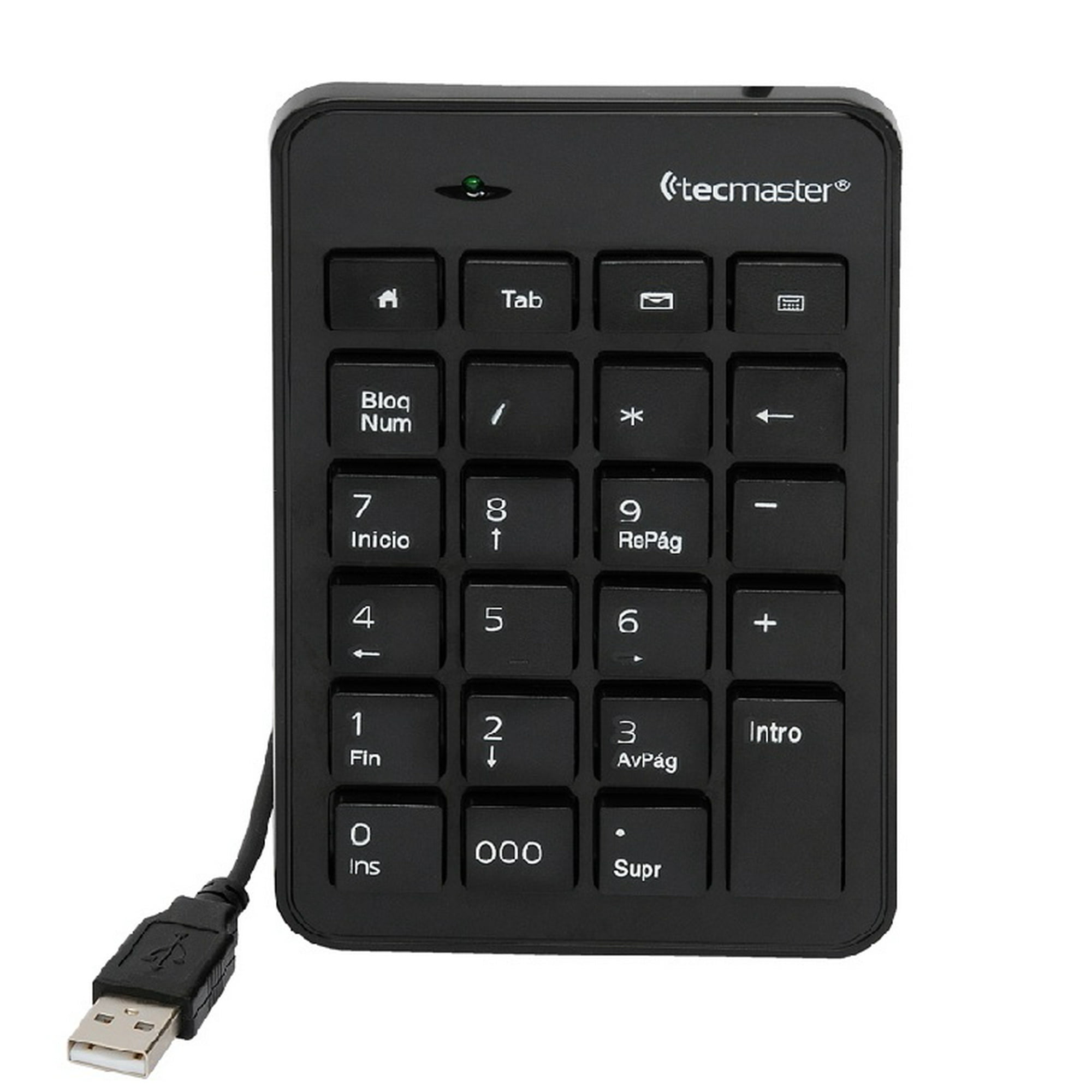 Tecmaster - Teclado Numérico Multimedia Cableado