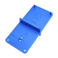 Ioensy - Accesorio Localizador De Guía Para Abrir Orificios De Bisagra, Medida 3,3X1,6X0,8 Pulgadas, Práctico Azul