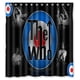 thumbnail image 1 of Cortina de ducha The Who The Who, juego de cortina de baño con ganchos, tamaño 60 x 72 pulgadas, 1 of 3