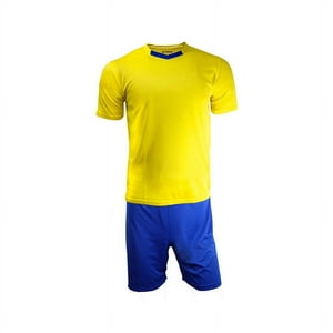 Snix - Uniforme De Futbol Infantil Mizar Edicion Brasil- Amarillo Y Azul Rey Talla 8