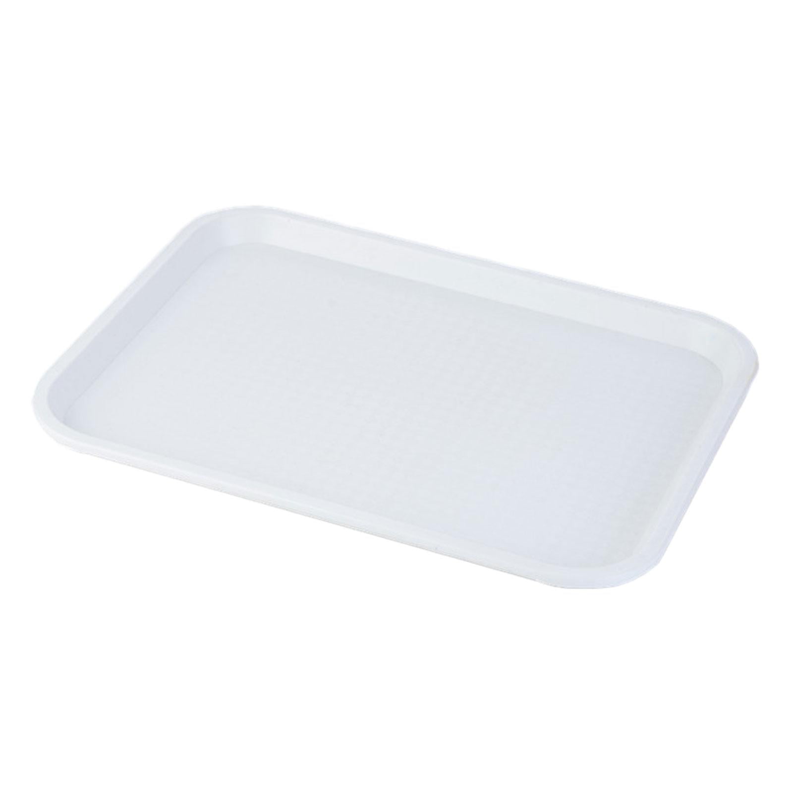 Bothyi - Bandeja Rectangular Para Oficina, Baño, Cocina, Multiusos, Para Servir Aperitivos, Color Blanco