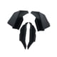 thumbnail image 3 of Winglet lateral delantero, cubierta de viento, Winglet de carenado de motocicleta, Winglet dinámico de motocicleta para piezas Adv160 2022-2024 Negro, 3 of 5