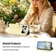 thumbnail image 3 of Funda Billetera Floral en Relieve iphone17 pro con Tarjetero y Cremallera Blanco, 3 of 6