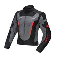 Magideal - Chaqueta Impermeable Para Motocicleta, Ropa Para Motociclista, Malla Transpirable Reflectante, Unisex, Para Adultos, Protección Duradera, Chaqueta , L Negro