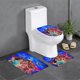 thumbnail image 1 of Jasmín Princesa de Aladdin Juego de 3 alfombras de baño de coral fleece: tapete de baño + alfombra de inodoro en forma de U + funda de tapa de inodoro en forma de O, 1 of 6