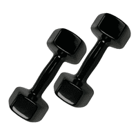 Linea Sport - Par De Mancuernas 3Kg C/U Total 6Kg Hexagonales De Vinilo