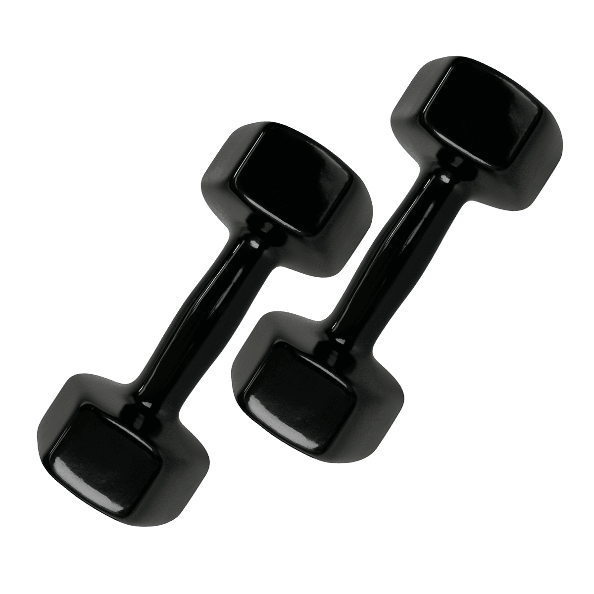 Linea Sport - Par De Mancuernas 3kg C/u Total 6kg Hexagonales De Vinilo