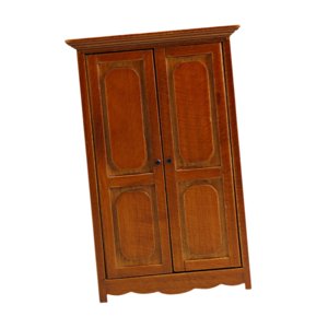 Magideal - Armario Para Casa De Muñecas Armario Para Casa De Muñecas Escala 1:12 Armario Organizador De Ropa De Juguete Con Doble Puerta Decoración Armario Para
