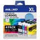 thumbnail image 1 of Cartuchos de tinta MILEKO LC404 LC 404 XL para impresora Brother, 1 of 6
