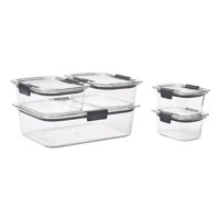 Recipientes Rubbermaid Brilliance Juego De 10