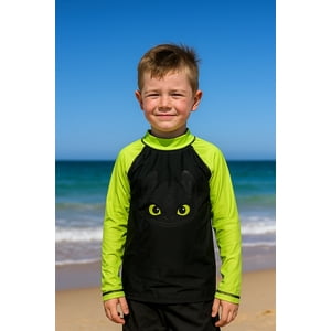 Lidl - Polera Para Playa Y Piscina Con Filtro Uv Talla 8-10 Años