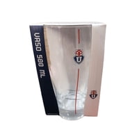 Genérico - Vaso De Vidrio Cervecero U De Chile Futbol Cerveza 530Ml