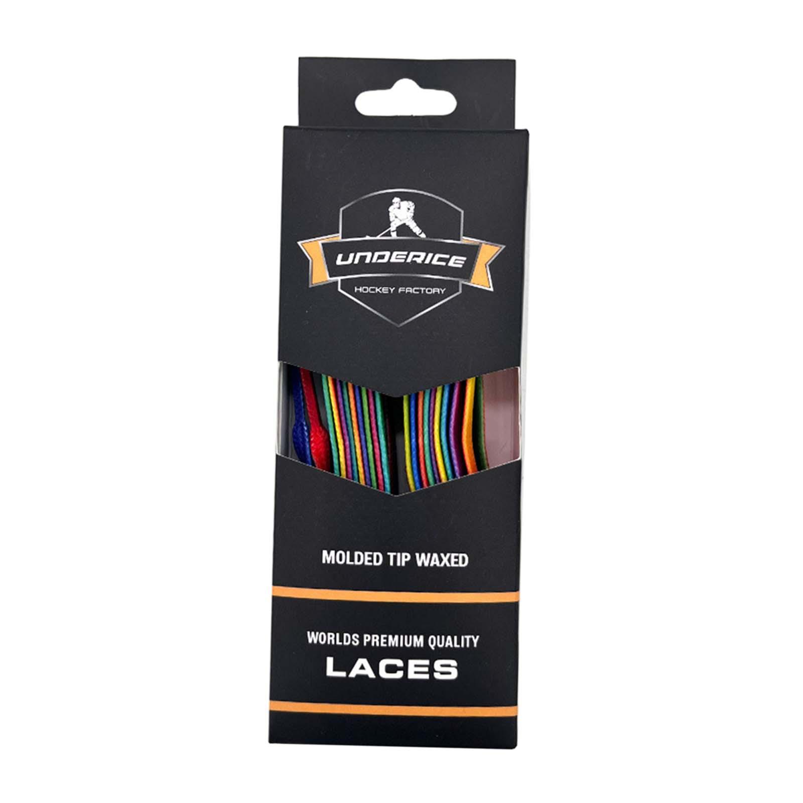 Ioensy - Cordones Encerados Para Patines De Hockey Sobre Hielo, Accesorios Para Patines Artísticos, Para Niños, Adolescentes Y Adultos, 96 Pulgadas