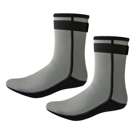Magideal - Trajes De Neopreno Calcetines Botas De Agua Botas De Playa Antideslizantes Calcetines De Buceo Flexibles 3 Mm Mujeres Hombres Surf Natación , M M