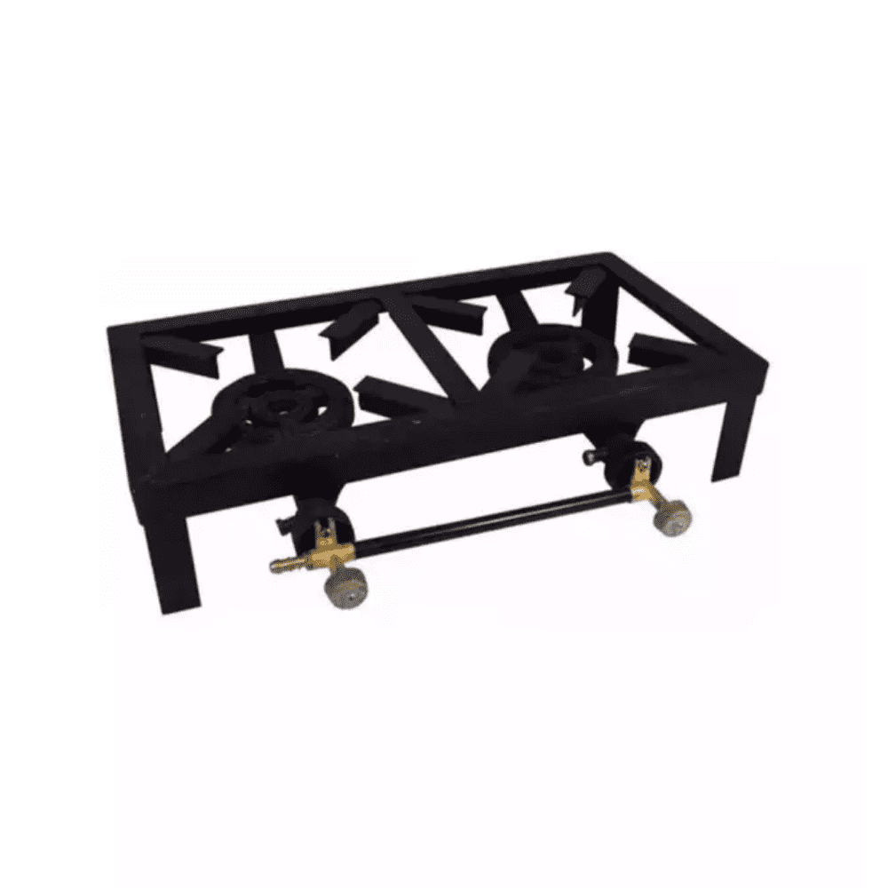 Genérico - Cocina Fogón 2 Platos A Gas Licuado Cocinilla Camping Hogar