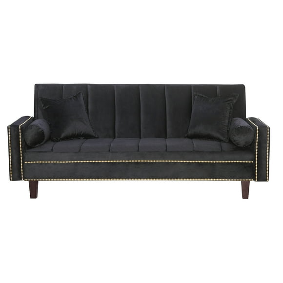 Futon Sofa cama Golden Black