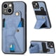 thumbnail image 1 of Funda Resistente para iPhone 14 Plus con Tarjetero y Soporte, Diseño Magnético Azul, 1 of 5