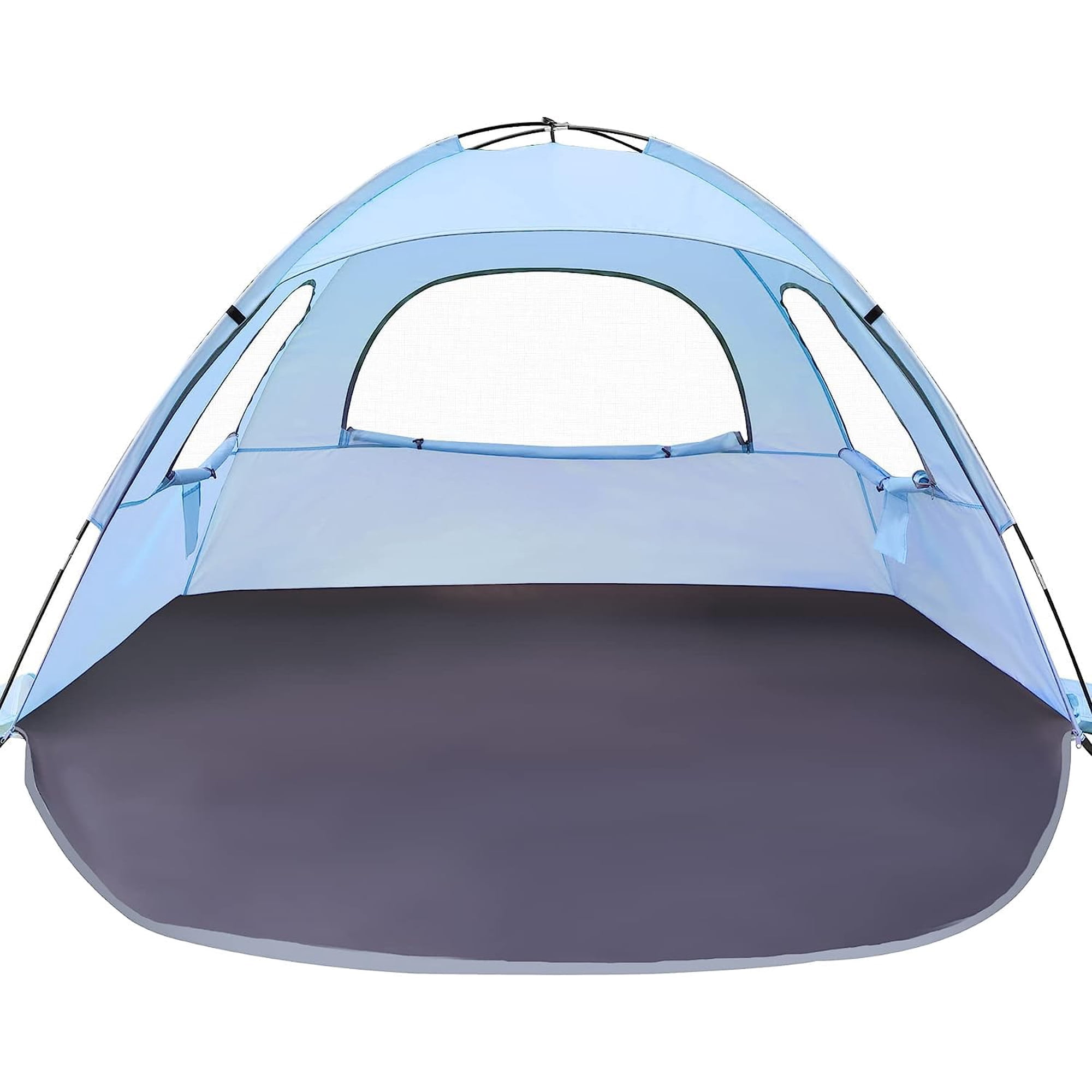 Sombrilla De Playa Portátil Whitefang, Antiuv, Portátil, Para 3 Personas