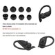 thumbnail image 4 of Almohadillas de silicona WKYMY para Powerbeats Pro/Beats Flex – 4 pares (negro), 4 of 7