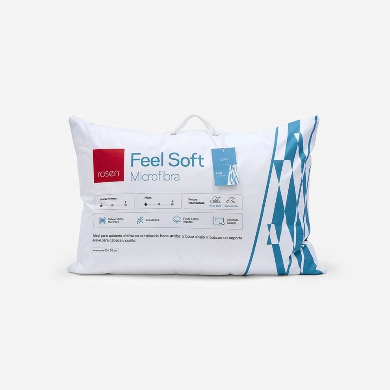 Almohada Soft Microfibra 50 X 70 - Rosen