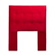 thumbnail image 1 of Respaldo Cama 1,5 Plazas Felpa Rojo Sevilla CP, 1 of 2
