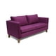 thumbnail image 2 of Sofá Mila 3C Felpa Morado, 2 of 2