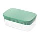 thumbnail image 3 of Herramienta Para Hacer Cubitos De Hielo, Contenedor De Congelador De Hielo De Silicona Para Cocina, Fiesta, Café, Verde, 28 Rejillas, 3 of 3