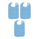 thumbnail image 5 of Baberos Para Adultos De 3 Uds., Baberos Grandes Reutilizables Para Alimentación De Adultos Para Personas Mayores, Unisex, Color Azul, 5 of 5