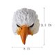 thumbnail image 2 of Máscara de disfraz de medio rostro de águila YU FENG de látex, 2 of 6