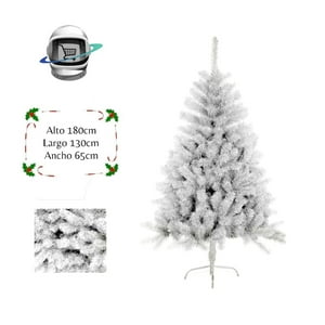 Bigbamspace - Arbol De Navidad 180Cm Blanco Ramas Tradicional Blanco