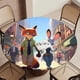 thumbnail image 5 of Zootopia theme Fitted Round Tablecloths Elastic Edged Table Covers Waterproof Table Cloth For Kitchen Holiday Party Tables Decor 150cm, 5 of 6