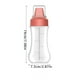 thumbnail image 5 of 1/2/3pcs, Squeeze Sauce Bottle, Leak Proof Refillable Condiment Container For Salad Ketchup Honey Jam, Squeeze Sauce Bottle Oyster Sauce Squeeze Bottle, Home Kitchen Supplies, 5 of 5
