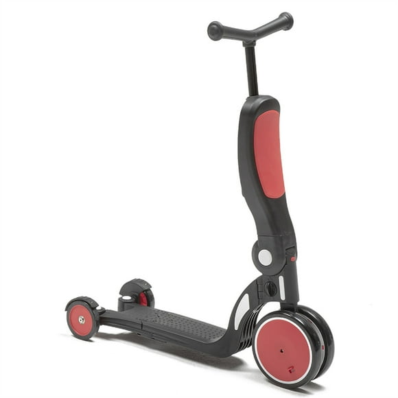 Scooter Monopatín Plegable Niño 5 en 1 – Rojo