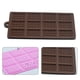 thumbnail image 3 of Paquete de 2 moldes de silicona para hacer gofres de chocolate, rectangulares, finos y de 12 cavidades, para hacer uno mismo, con chispas de chocolate desmontables., 3 of 7